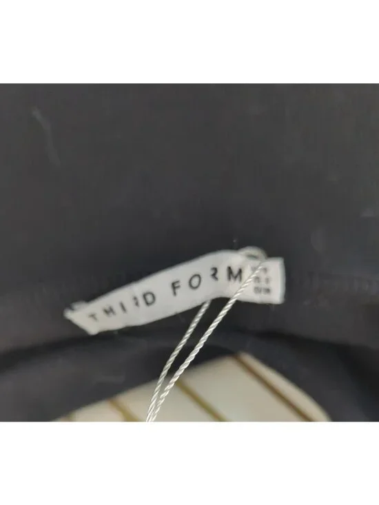 Third Form Women's intertwined Off-Shoulder Dress Black Thick Ribb Size US 6 NEW - Picture 9 of 9